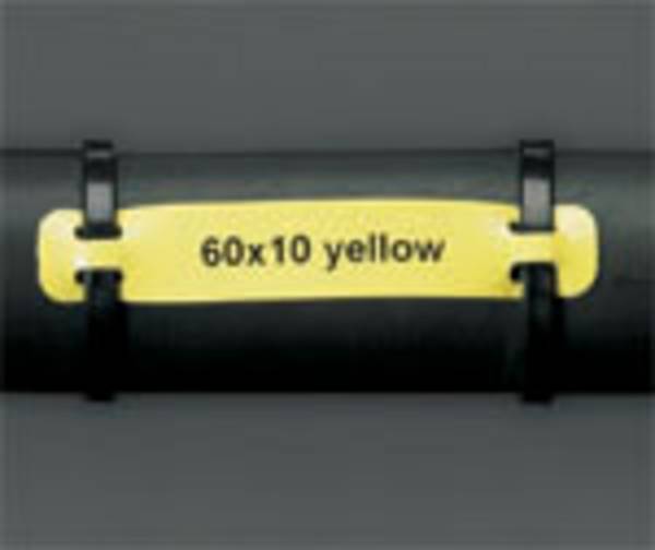 Brady BBP33 Polyurethan-Etiketten B33-6010-7643-YL halogenfrei gelb; 60 x 10 mm;  500 Markierer