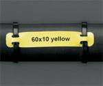 Brady BBP33 Polyurethan-Etiketten B33-6010-7643-YL halogenfrei gelb; 60 x 10 mm; 500 Markierer-0