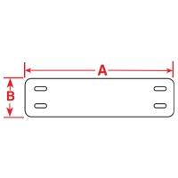 Brady BBP33 Polyurethan-Etiketten B33-75x15-7643-WT halogenfrei weiß; 75 x 15 mm; 500 Anhänger-0