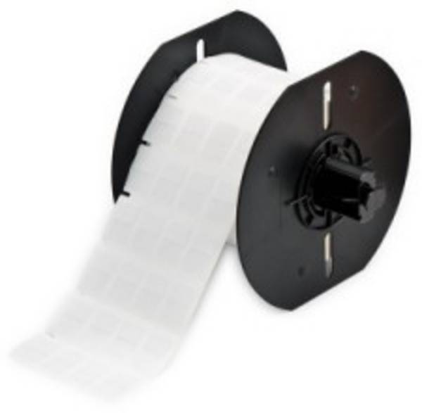 Brady BBP33 Vinyl-Etiketten B33-80-427 selbstlaminierend weiß/transp. satin; 12,7 x 19,05 mm; selbstklebend 2500 Etiketten