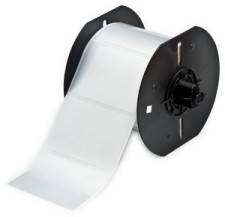 Brady BBP33 Polyester-Etiketten B33-17-486 silber metallisiert; 50,8 x 25,4 mm; extra stark klebend 1300 Etiketten-0
