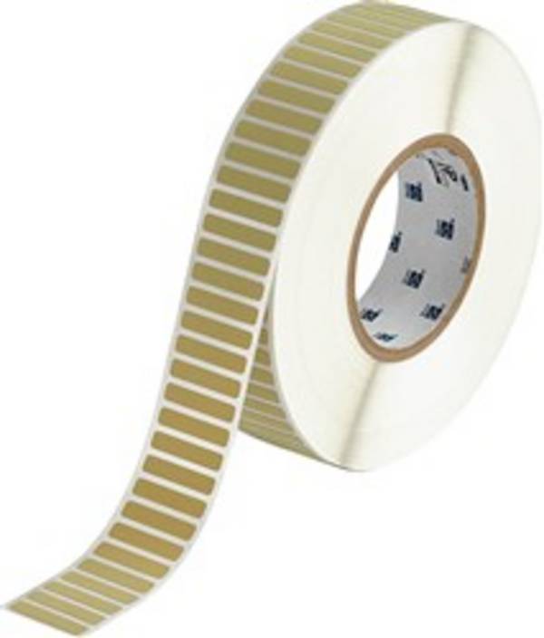 Brady IP-Printer Polyimide-Etiketten beige matt; 31,75 x 6,35 mm; selbstklebend, 10000 Etiketten