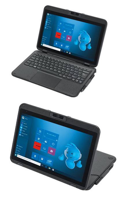 TurnT201 Intel Classmate/Education Convertible Laptop (11.6" Multi-Touch, Z8350 CPU, 4GB RAM, 128GB eMMC) [UK-KB]-0