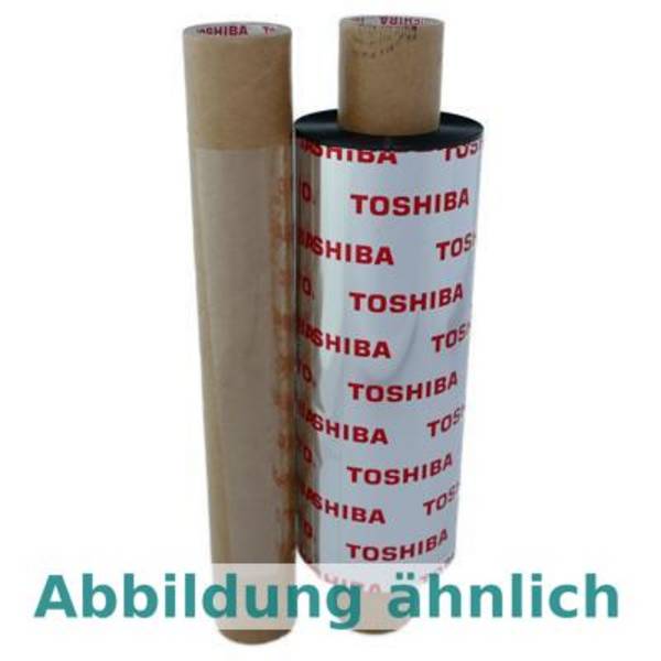 Toshiba Farbband BX730138RG2; Wachs/Harz; schwarz; 138 mm * 300 m, 1 Rollen