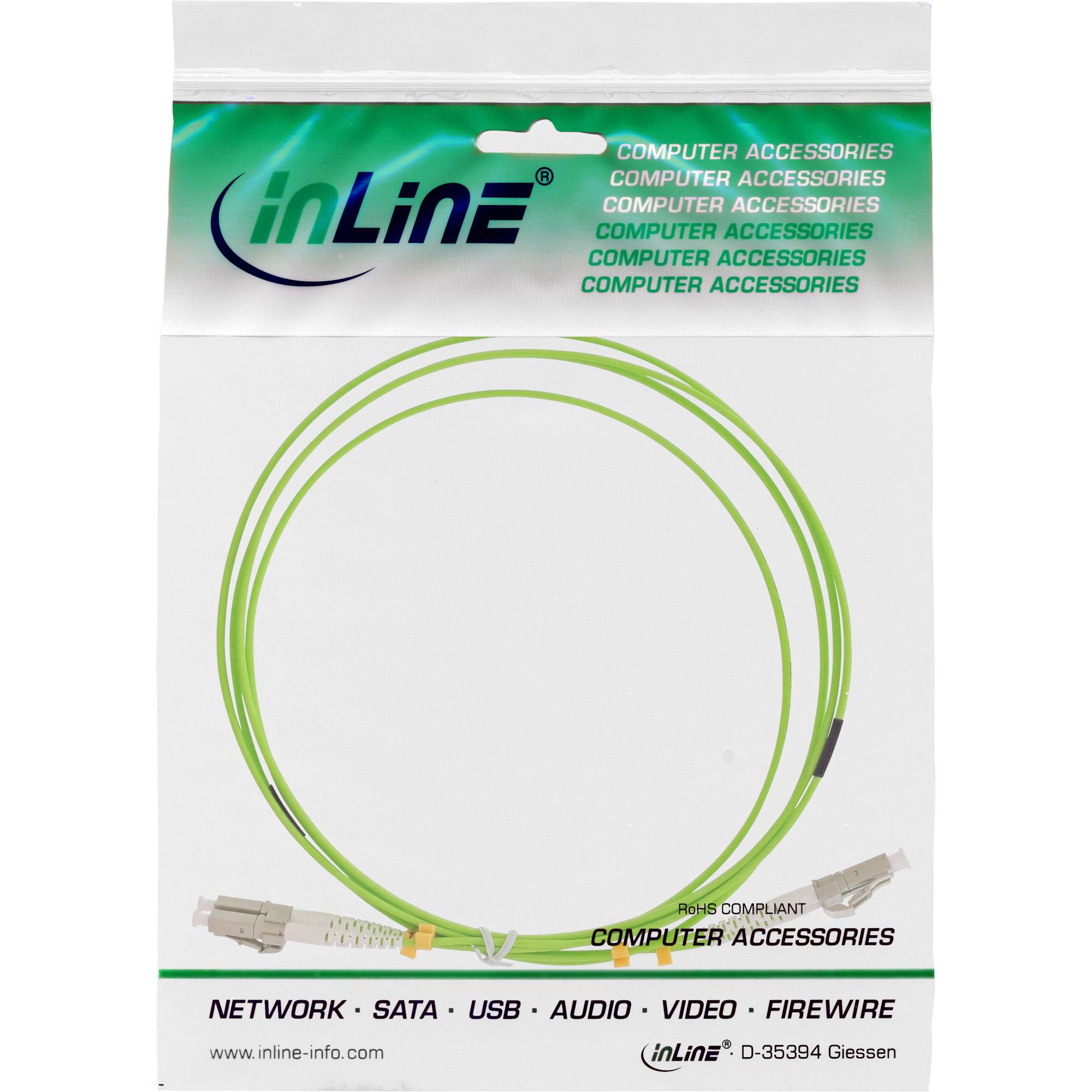 InLine® LWL Duplex Kabel, LC/LC, 50/125µm, OM5, 3m-1