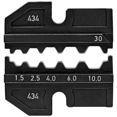 Knipex KNIPEX 97 49 30 Crimpeinsatz Unisolierte Stoßverbinder  1.5 bis 4 mm²   Passend für Marke (Zangen) Knipex 97 43 2