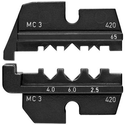 Knipex Knipex-Werk 97 49 65 Crimpeinsatz Solar-Steckverbinder geeignet für MC3 2.5 bis 6 mm²   Passend für Marke (Zangen
