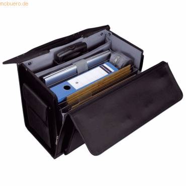 Pilotenkoffer Rocca II Trolley 46x39x27cm Microfaser schwarz-1