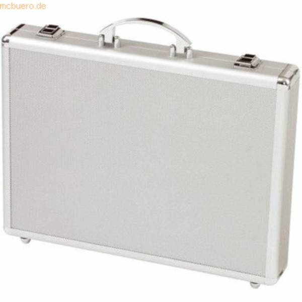 Koffer schmal Minor 40,5x31x6,5cm Aluminium silber