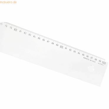 Lineal 100cm Acryl glasklar-0