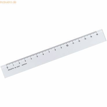 Lineal 15cm Acryl glasklar-0