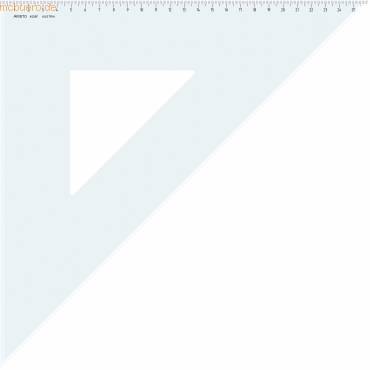 Dreieck 45 Grad mit Facette Acryl 368mm transparent-0