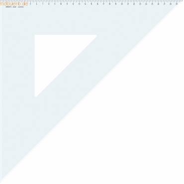 Dreieck 45 Grad mit Facette Acryl 420mm transparent-0