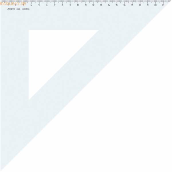 Dreieck 45 Grad Acryl 311mm transparent