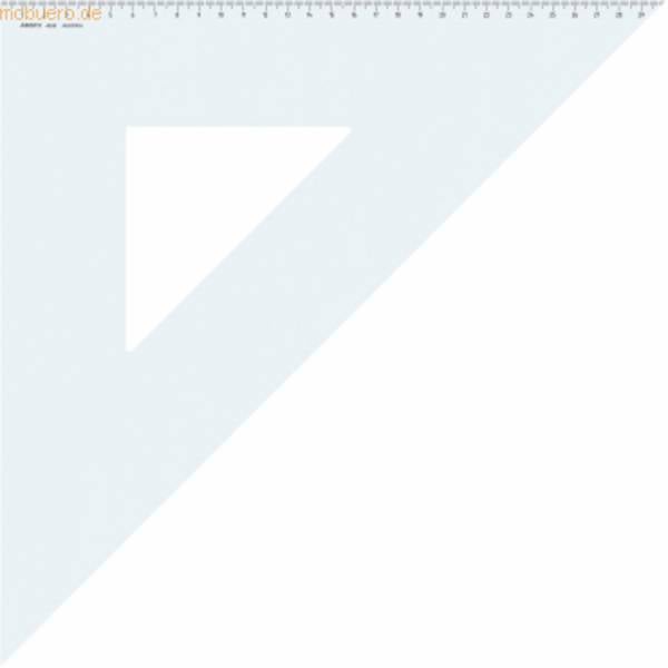 Dreieck 45 Grad Acryl 420mm transparent