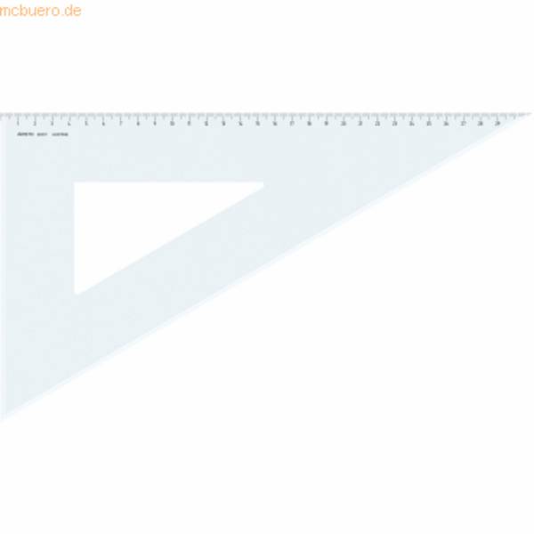Dreieck 60 Grad mit Facette Acryl 360mm transparent