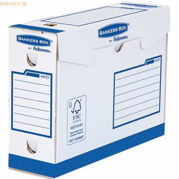 Fellowes BANKERS BOX Basic Archiv-Schachtel Heavy Duty, blau-0