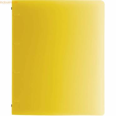 Ringbuch Fact!pp A4 16mm 4 Ringe gelb-0