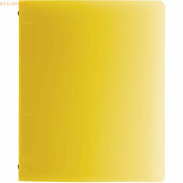 Ringbuch Fact!pp A4 16mm 4 Ringe gelb