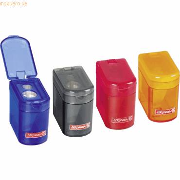 Spitzer Klicki doppelt transparent farbig sortiert