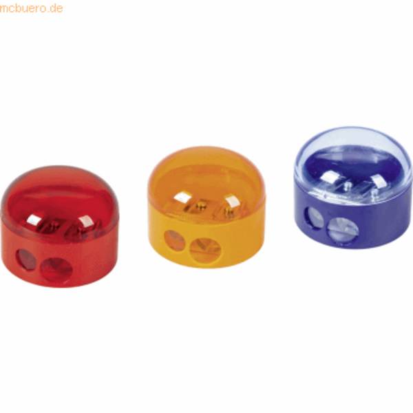 Dosenspitzer doppelt transparent sortiert
