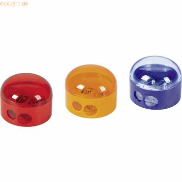 Dosenspitzer doppelt transparent sortiert-0