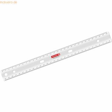 Lineal zum Abheften 30cm glasklar-0