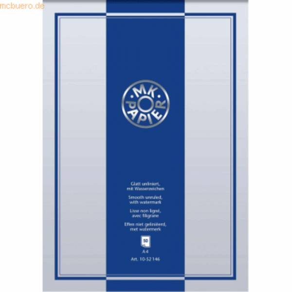 BRUNNEN - Briefpapier mit Wasserzeichen DIN A4 80 g/m? - Bürokleinmaterial
