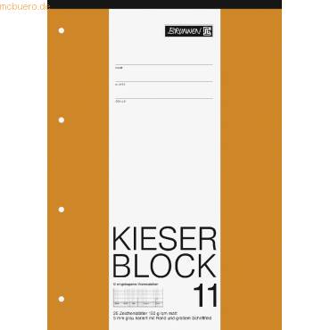 BRUNNEN - Arbeitsblock DIN A4 kariert-0