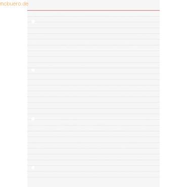 Ringbucheinlagen A4 liniert 50 Blatt-0
