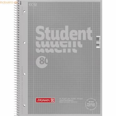 Kollegblock Student Colour Code A4 90g/qm 80 Blatt silver Lineatur 28-0