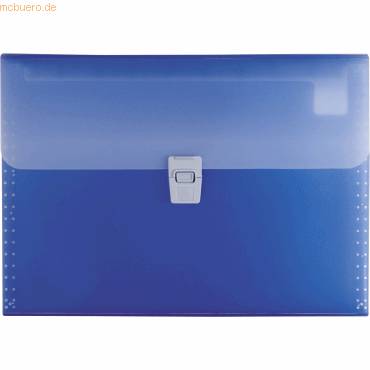 Fächermappe Fact! PP 10 Fächer blau