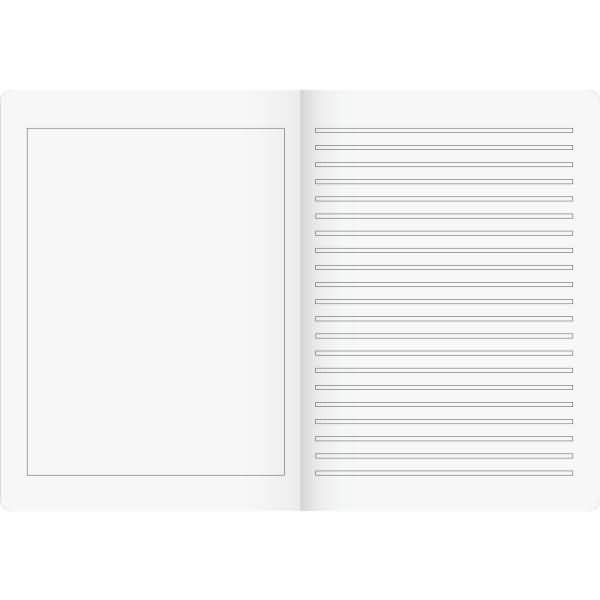 Geschichtenheft A4 Lineatur 3G 16 Blatt-1