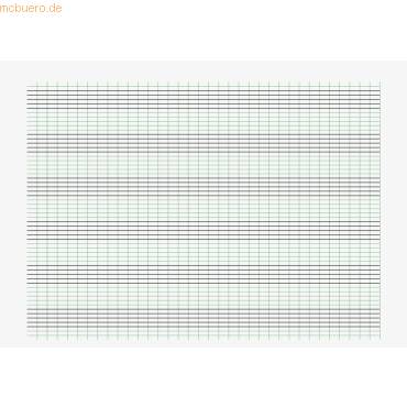 Notenheft A5 quer Star 8 Blatt Lineatur 14-1