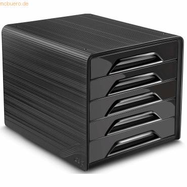 Schubladenbox 5 Fächer 7-111 schwarz-0
