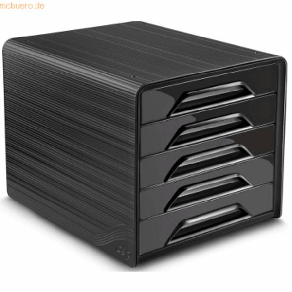 Schubladenbox 5 Fächer 7-111 schwarz