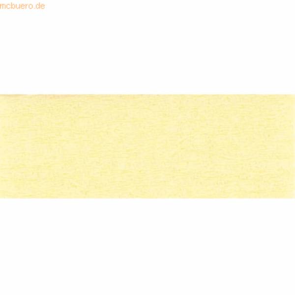 Krepppapier Premium 2,5x0,5m pastellgelb