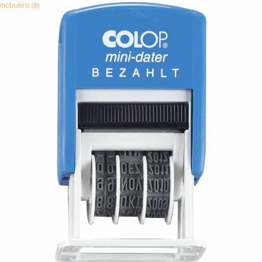 Selbstfärbestempel Mini Dater 160 BEZAHLT-1