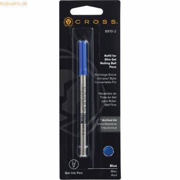 Gel Rollerball-Mine blau Blisterkarte-0