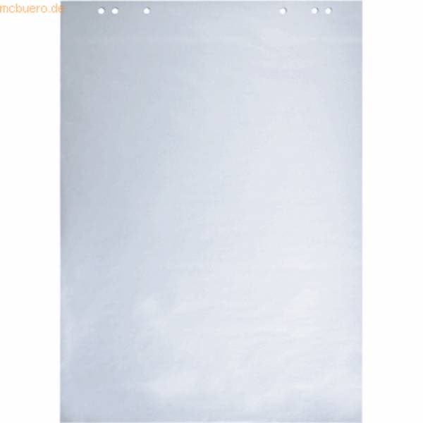 Flip-Chart-Block 68x95 blanko 20 Blatt gerollt
