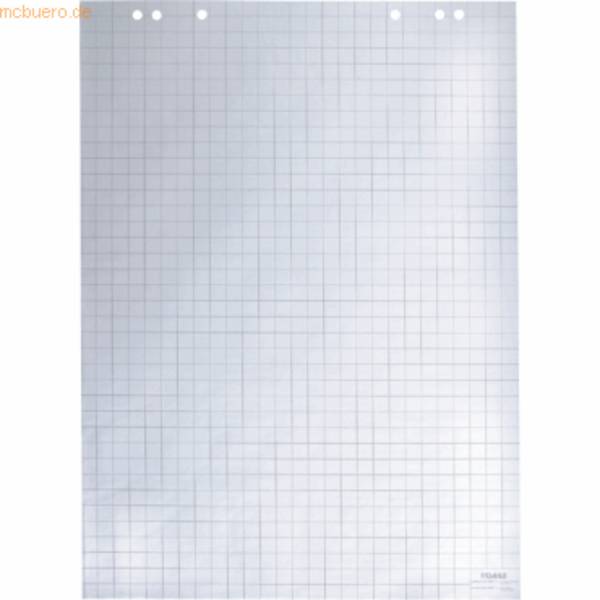 Flip-Chart-Block 68x95cm kariert 20 Blatt gerollt