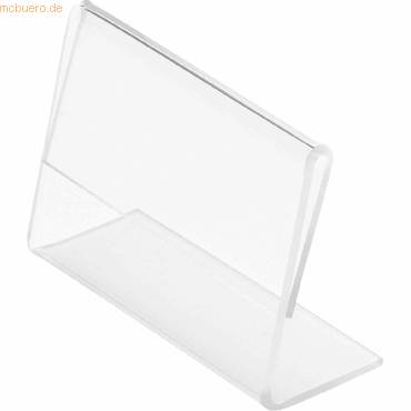 Tischaufsteller Classic Image schräg A5 quer transparent-0