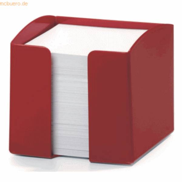 Zettelkasten Trend 10x10x10,5cm rot