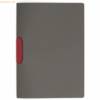 Klemm-Mappe Duraswing Color PP 30 Blatt anthrazit mit roter Klemme