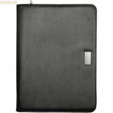 Tablet Konferenzmappe Eleganz A4 Kunstleder schwarz-0