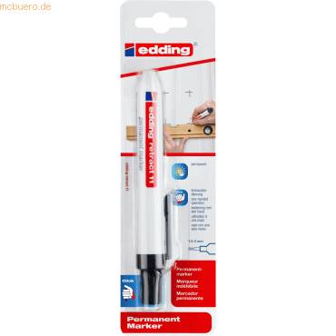 edding retract 11 Permanentmarker 1er-Blister schwarz-0