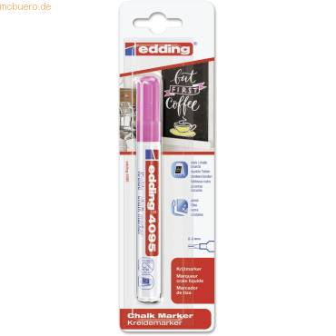 Edding 4095 4-4095-1-1069 Kreidemarker Neon-Rosa 4 mm, 15 mm