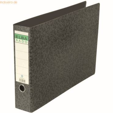 Ordner für A3 quer 80mm Hartpappe schwarz-0
