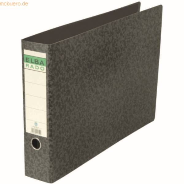 Ordner für A3 quer 80mm Hartpappe schwarz