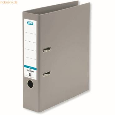 Ordner A4 smart 80mm PP/PP grau-0